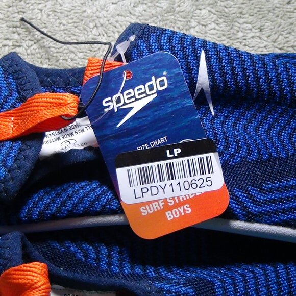 Speedo Surf Strider Ultralight Water Shoes Junior Boys Peat-coat Blue Size 4-5 L - Picture 2 of 12